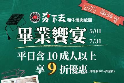 夯下去新潮和牛燒肉 - 謝師宴不留遺憾，一起吃到青春最後一刻