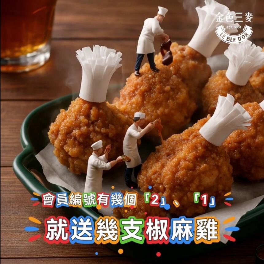 金色三麥 - 金色三麥會員優惠,內用消費即有機會可享優惠